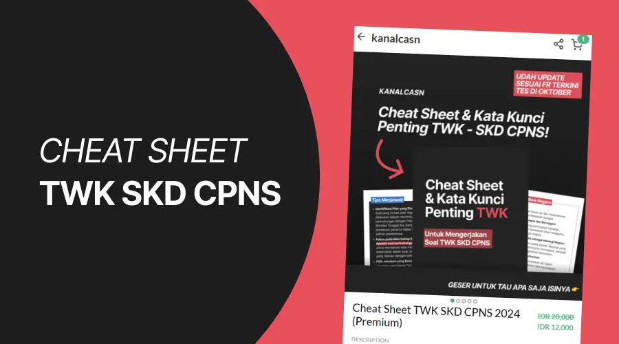 CHEAT SHEET TWK SKD CPNS