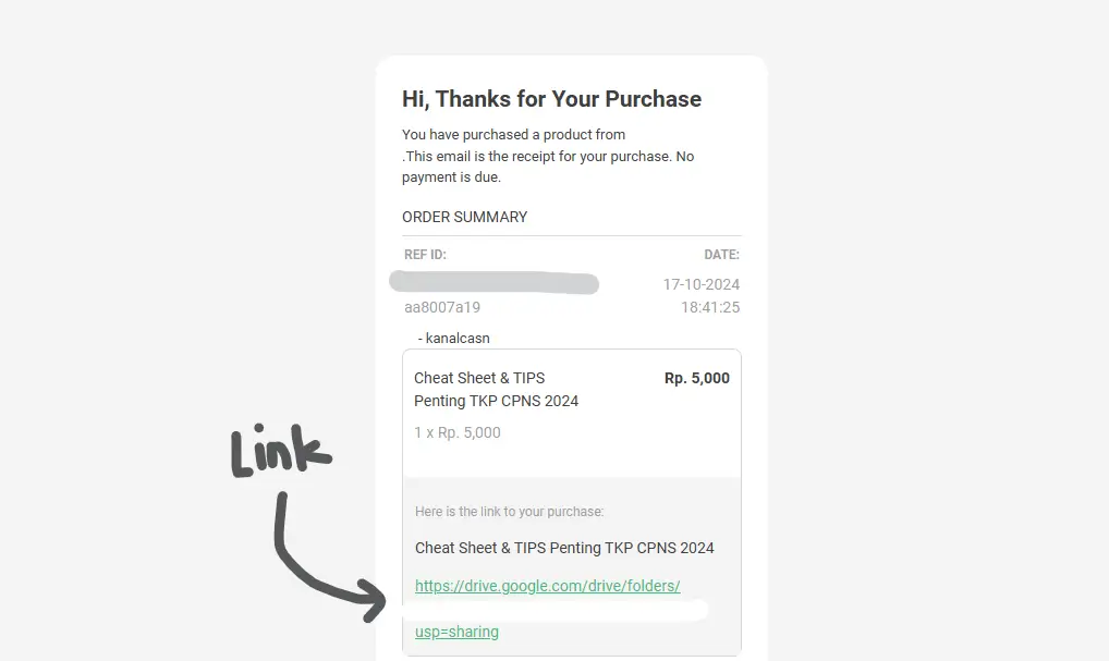 Link akses berkas cheat sheet